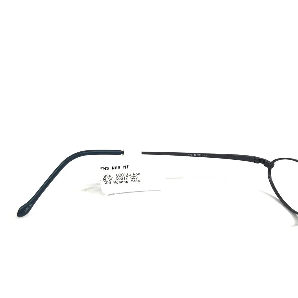 ogi Petite Eyeglasses Frames 502 COL. 57 Matte Navy Blue Oval Wire Rim 40-23-140